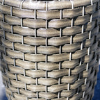 Round Wicker Planter, Medium