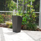 Conical Wicker Planter