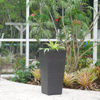 Conical Wicker Planter