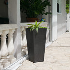 Conical Wicker Planter