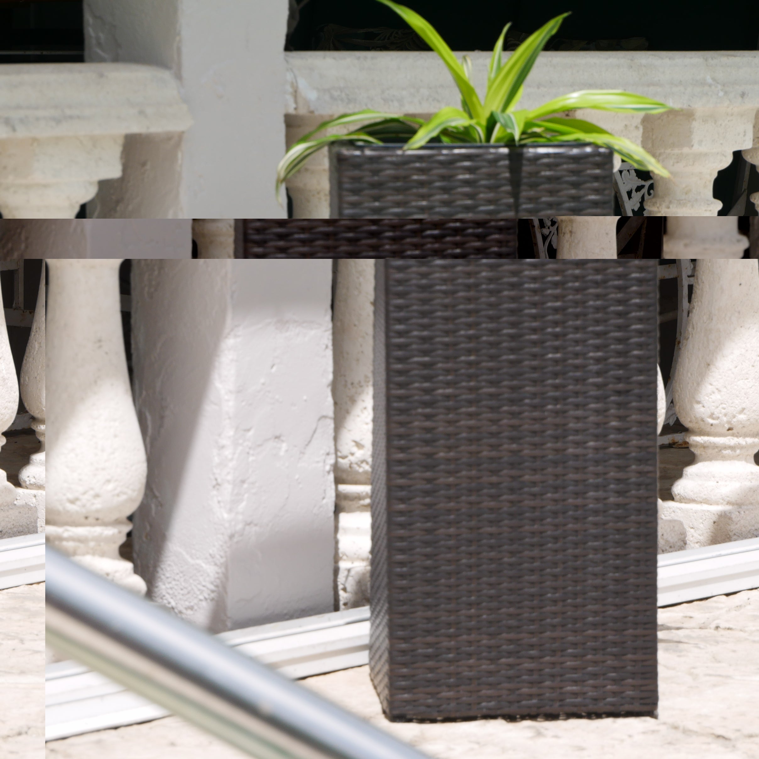 Wicker Planter, Medium